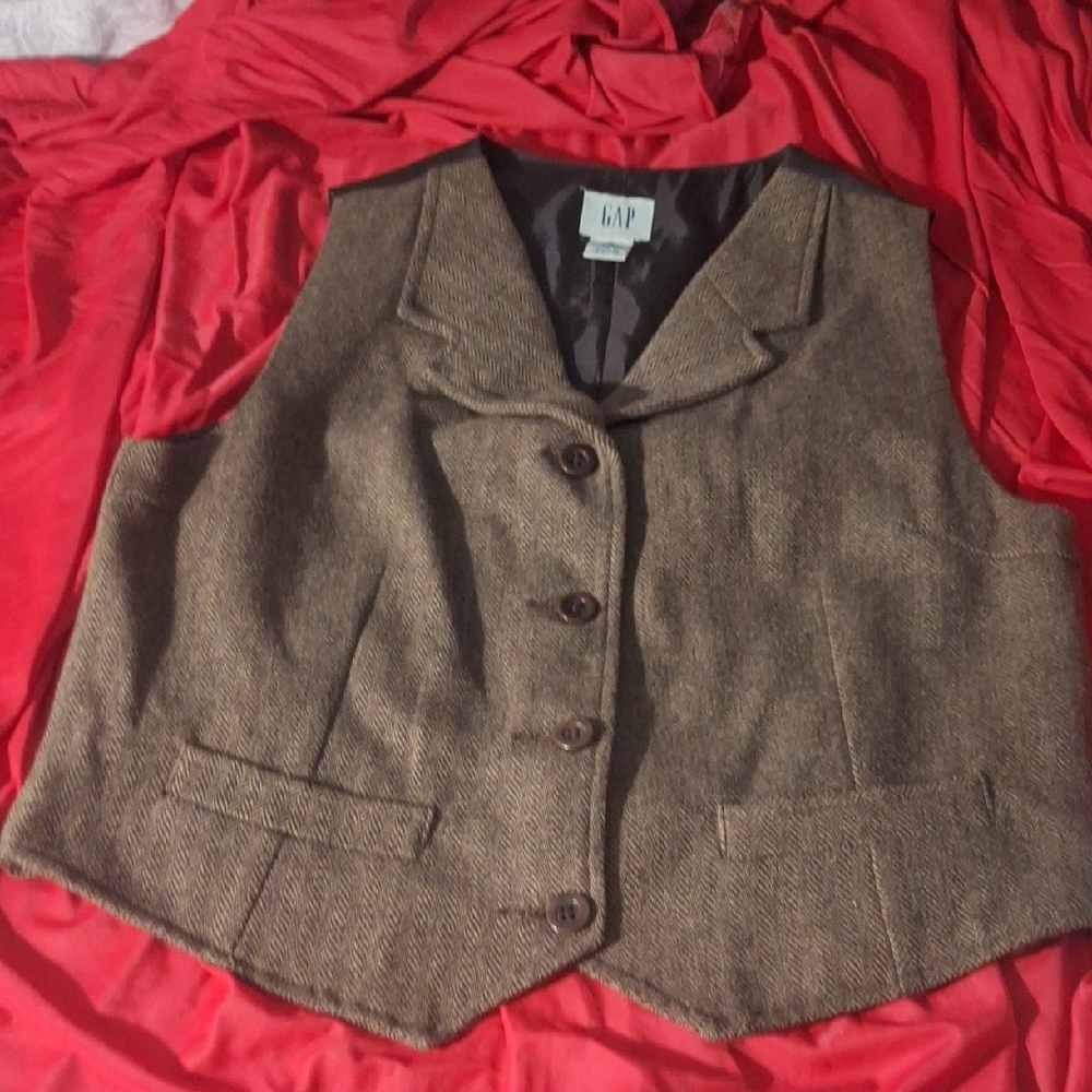 GAP Women's Brown Vest